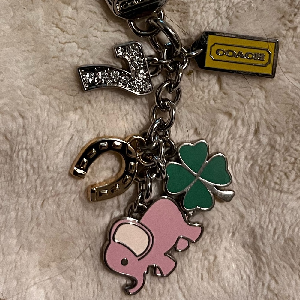 **Unique & Vintage** NWT- Coach Lucky Charms Keychain/ FOB! **RARE & PRISTINE** - Picture 3 of 3